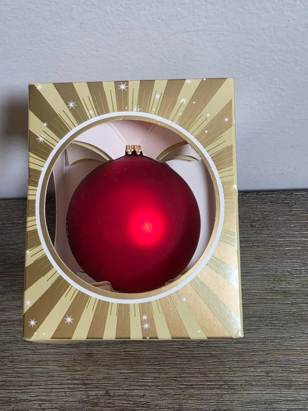 May All Your MILES Be MERRY! Red Glass Christmas Ornament READ